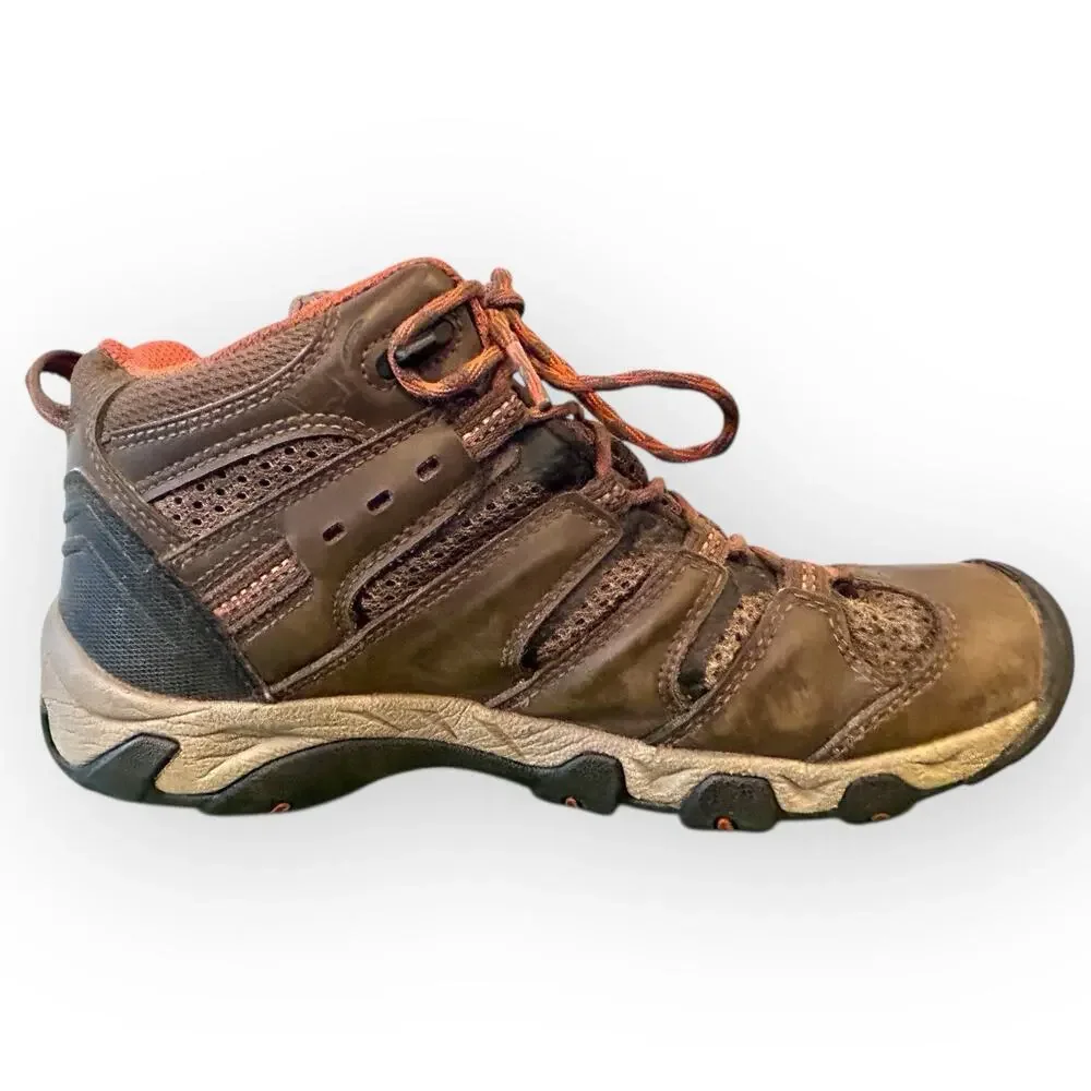 KEEN Koven Women's Waterproof Mid‎ Hiking Boots Dark Earth/Arabesque Size 8